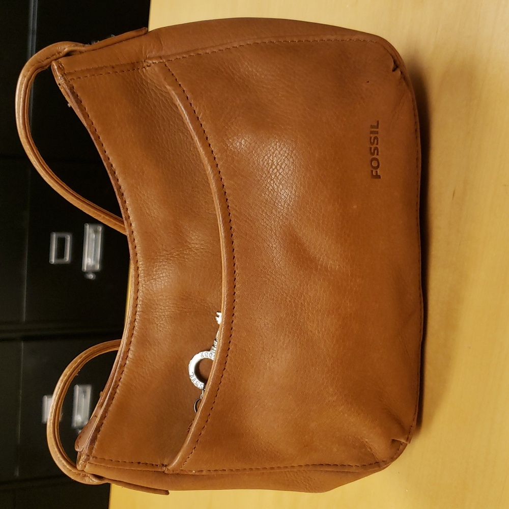 Vintage Leather  Fossil Crossbody - Picture 2 of 6